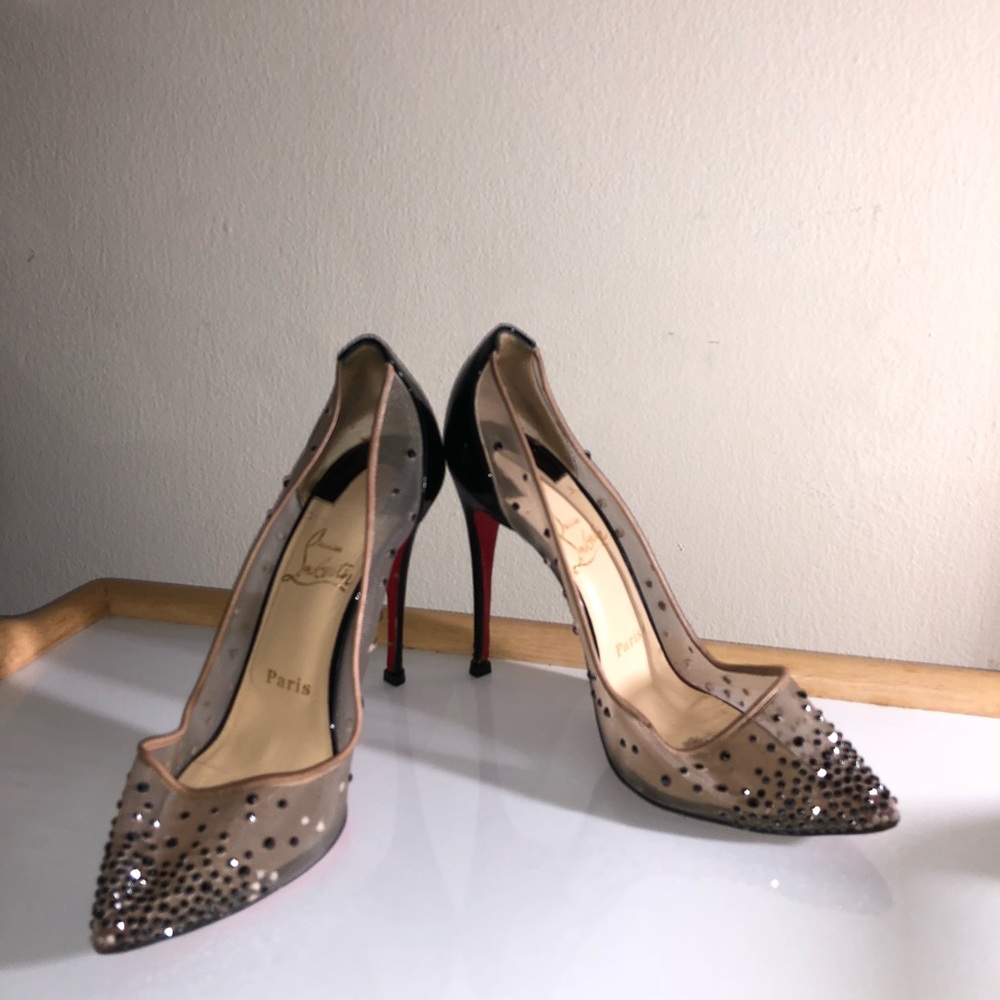 Christian Louboutin Lace High Heels